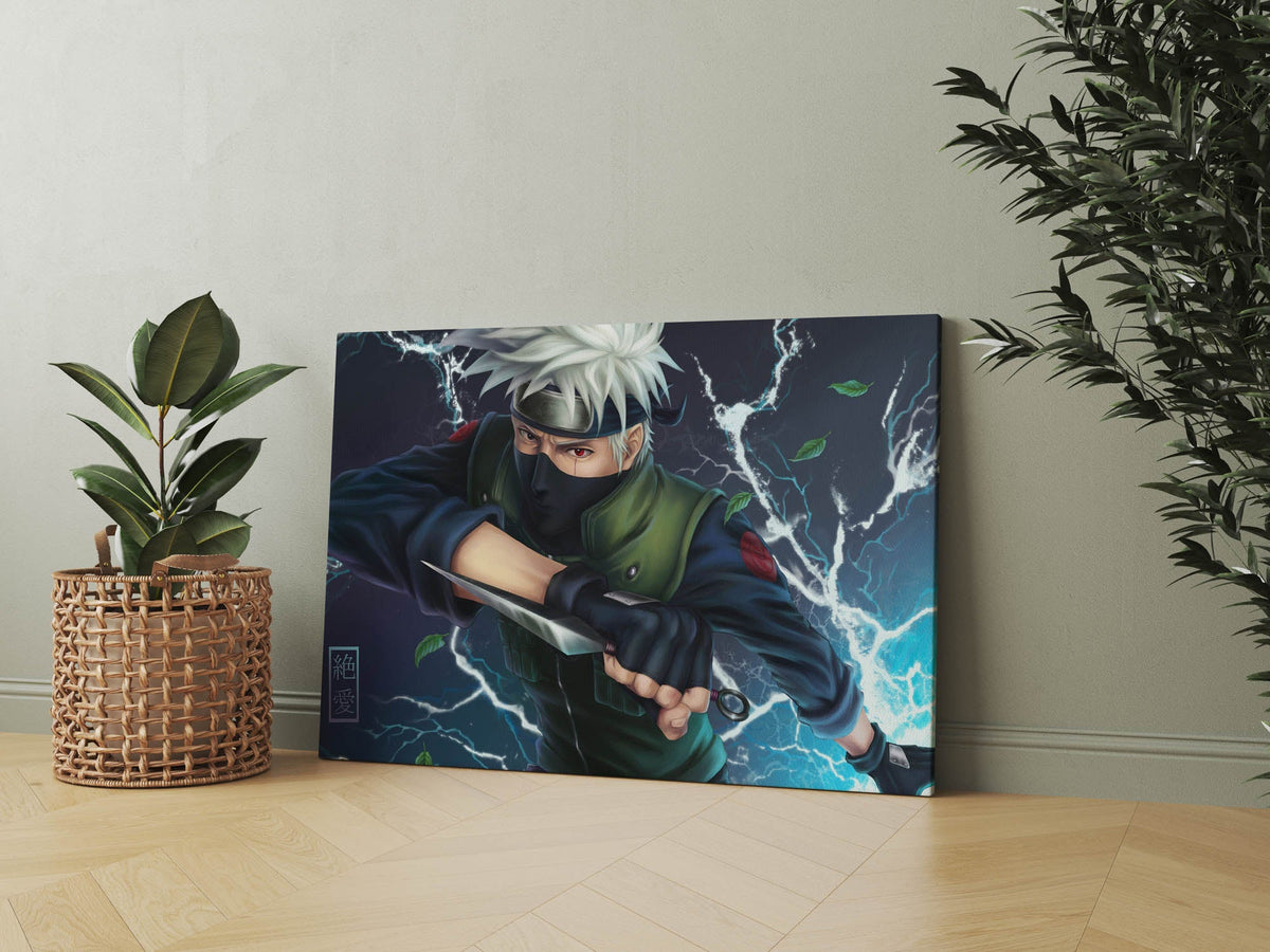 NARUTO Black Framed Poster (8x12 Inches) For Anime Naruto Fans