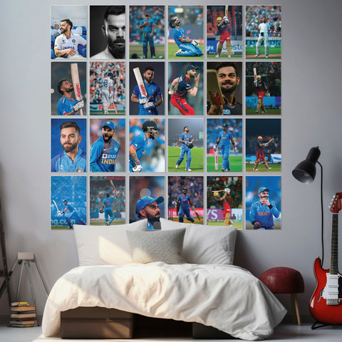 Virat Kohli 24 Posters Set