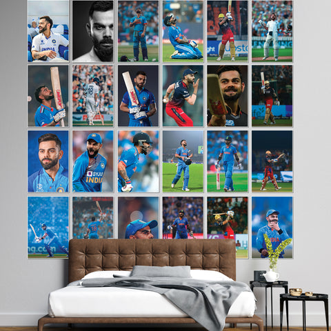 Virat Kohli 24 Posters Set