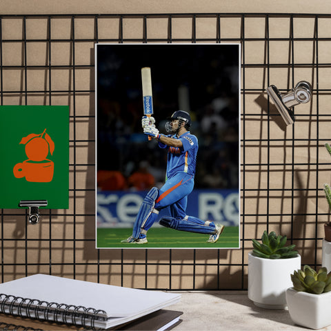 MS Dhoni | MSD#11 | Cricket Poster