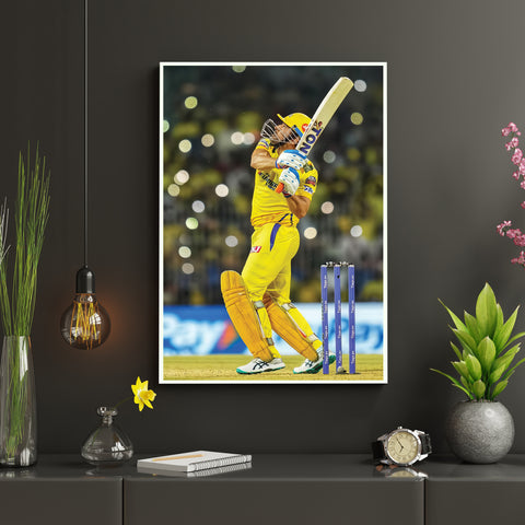 MS Dhoni | MSD#14 | Cricket Poster