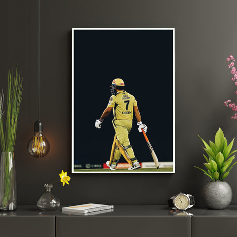 MS Dhoni | MSD#16 | Cricket Poster