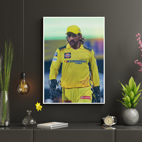 MS Dhoni | MSD#19 | Cricket Poster