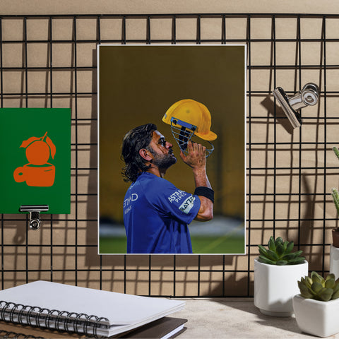 MS Dhoni | MSD#1 | Cricket Poster