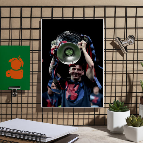 Lionel Messi | LM#6 | Football Poster