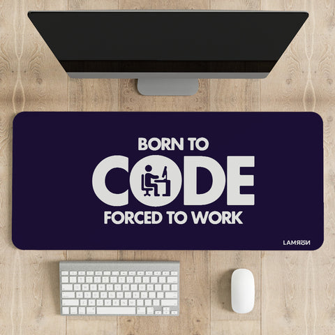 Born to Code Developer Desk Mat | Desk Pad | Mousepad