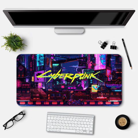 Cyber Punk 2077 Desk Mat | Desk Pad | Mousepad