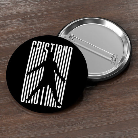 Christiano Ronaldo Celebration Button Badge