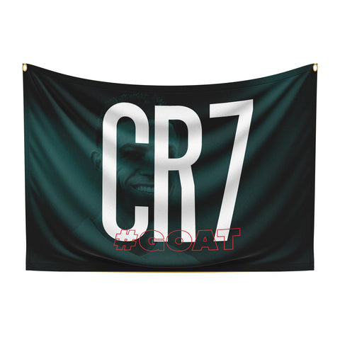 CR07 Ronaldo GOAT Flag