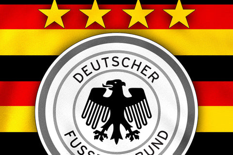 German Football Team For Win Flag