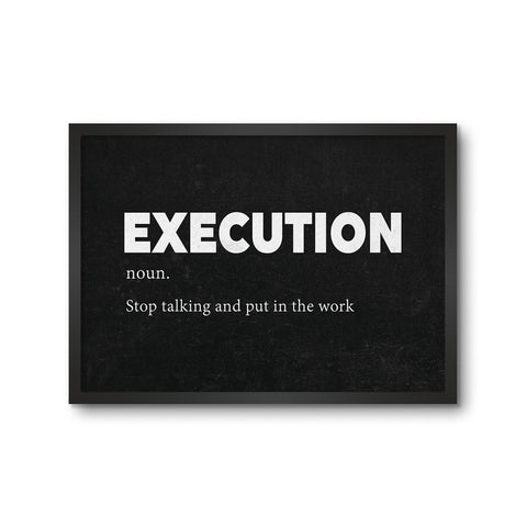 Execution Dictionary