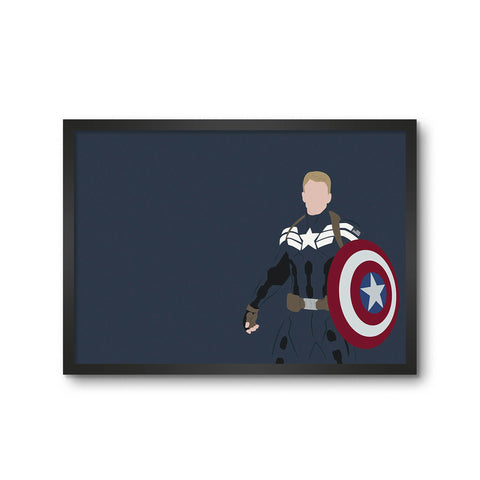 Captain America Abstract Art