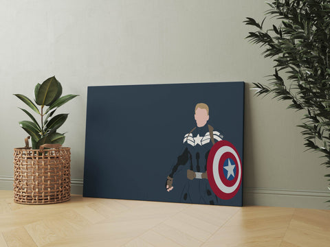 Captain America Abstract Art