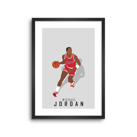 Micheal Jordan Abstract Art