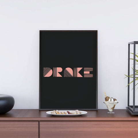 Drake Textual Art