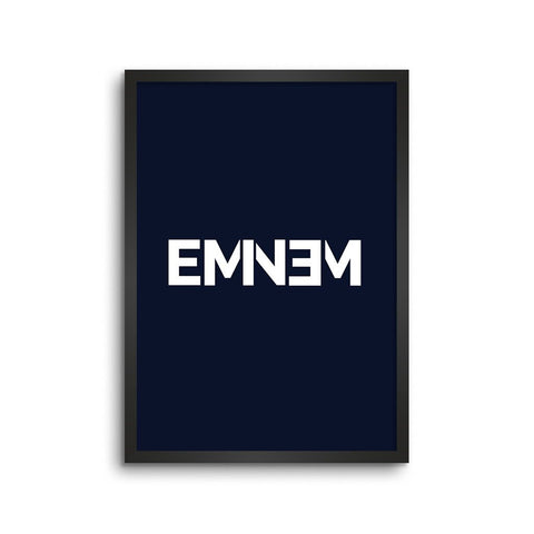 Eminem Minimal Text Art