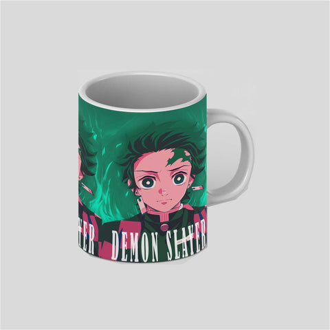 Demon Slayer Anime White Ceramic Mug