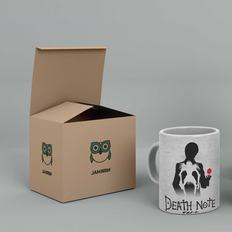 Death Note Apple Anime White Ceramic Mug