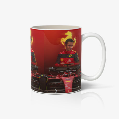 Charles Leclerc ferrari 2022 White Ceramic Mug