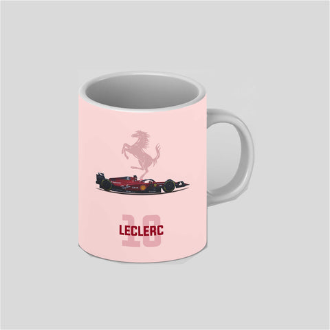 Charles Leclerc ferrari F1 2022 White Ceramic Mug