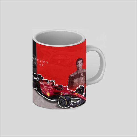 Carlos Sainz HQ 2022 Ed. White Ceramic Mug