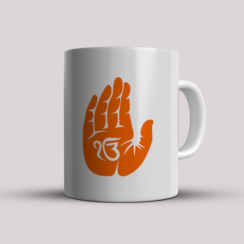 Ek Omkar Special White Ceramic Mug